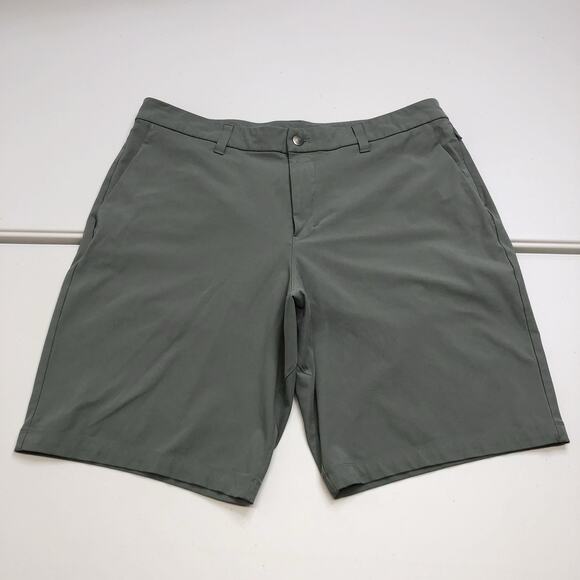 Lululemon Men’s ABC Shorts Everyday Classic Fit Green Size 36 - Picture 1 of 6